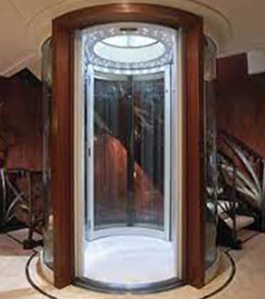 آسانسور شیشه ای گرد مدل GL108